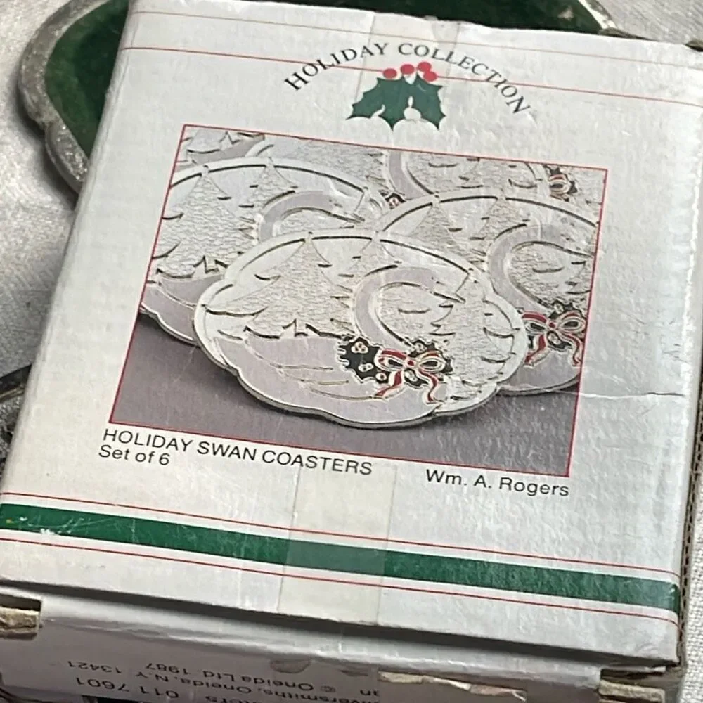 Wm. A. Rogers holiday swan